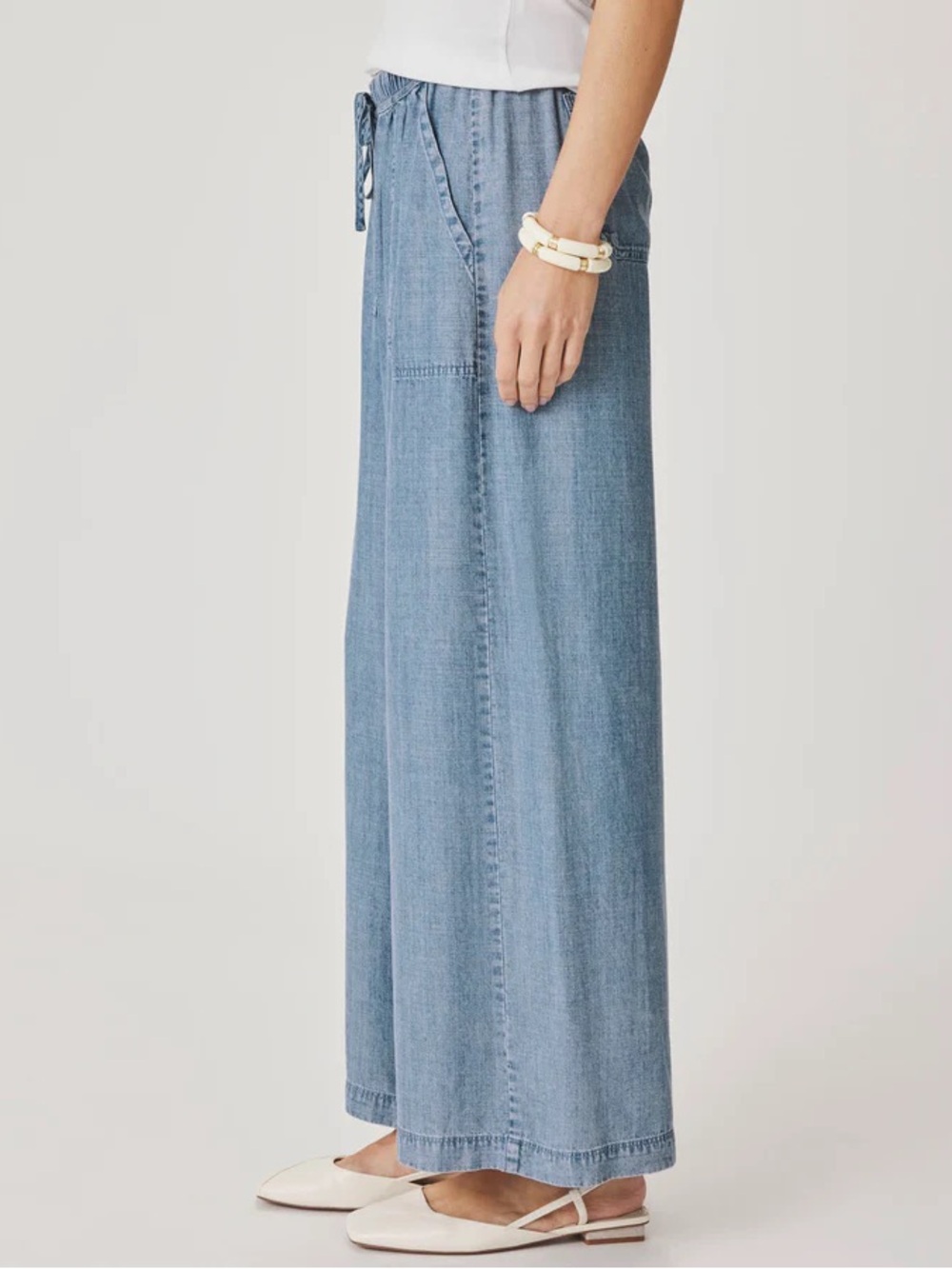 Splendid Angie Indigo Palazzo Pant